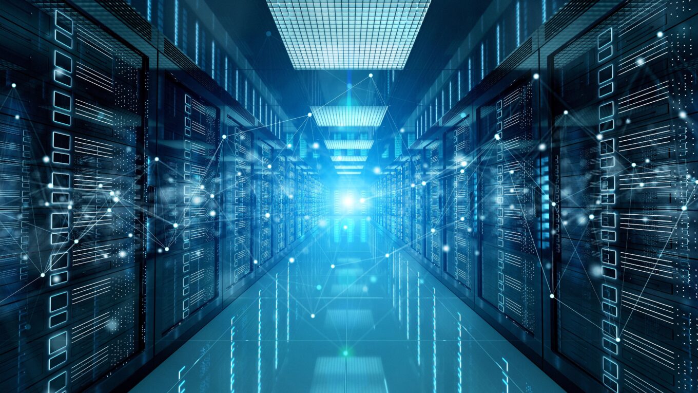 Data center stock image